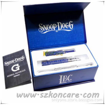 2015 Dry Herb Vaporizer Snoop Dogg G Pen Kits Glass Atomizer